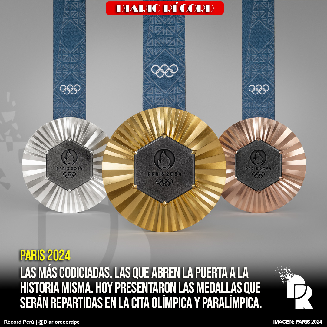 París 2024: las medallas olímpicas y paralímpicas, presentadas